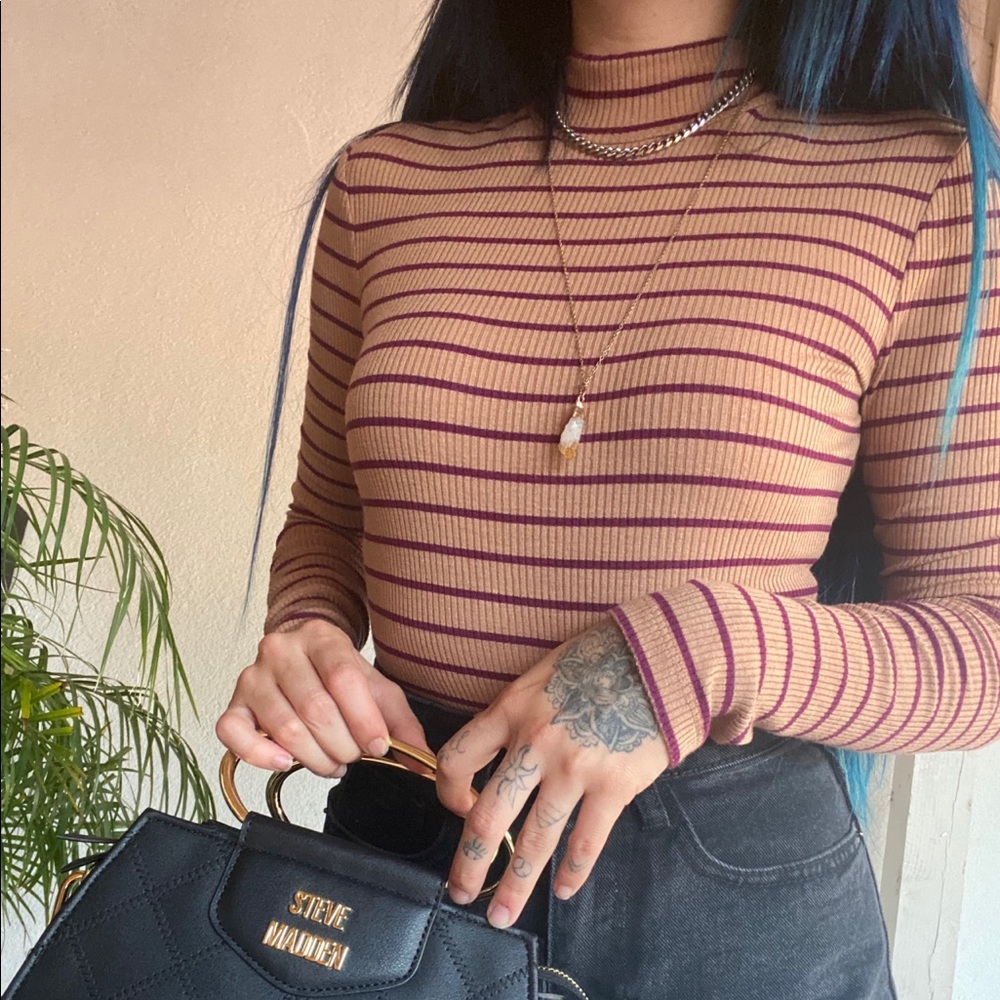 Striped Body Suit